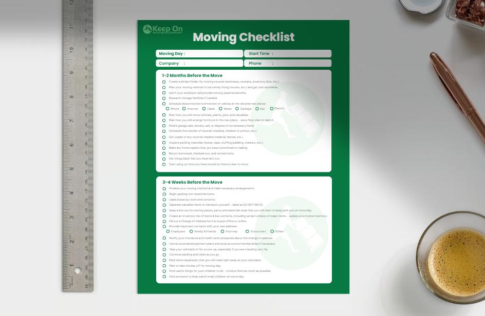 Your Comprehensive Moving Checklist